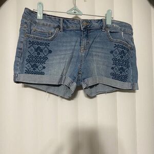 Aeropostale midi denim blue jeans
